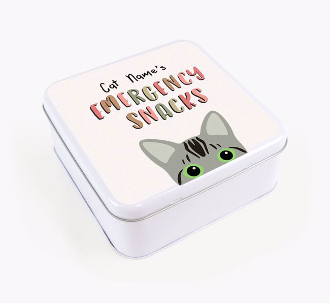 'Emergency Snacks' - Personalised Treat Tin for Your {breedFullName}